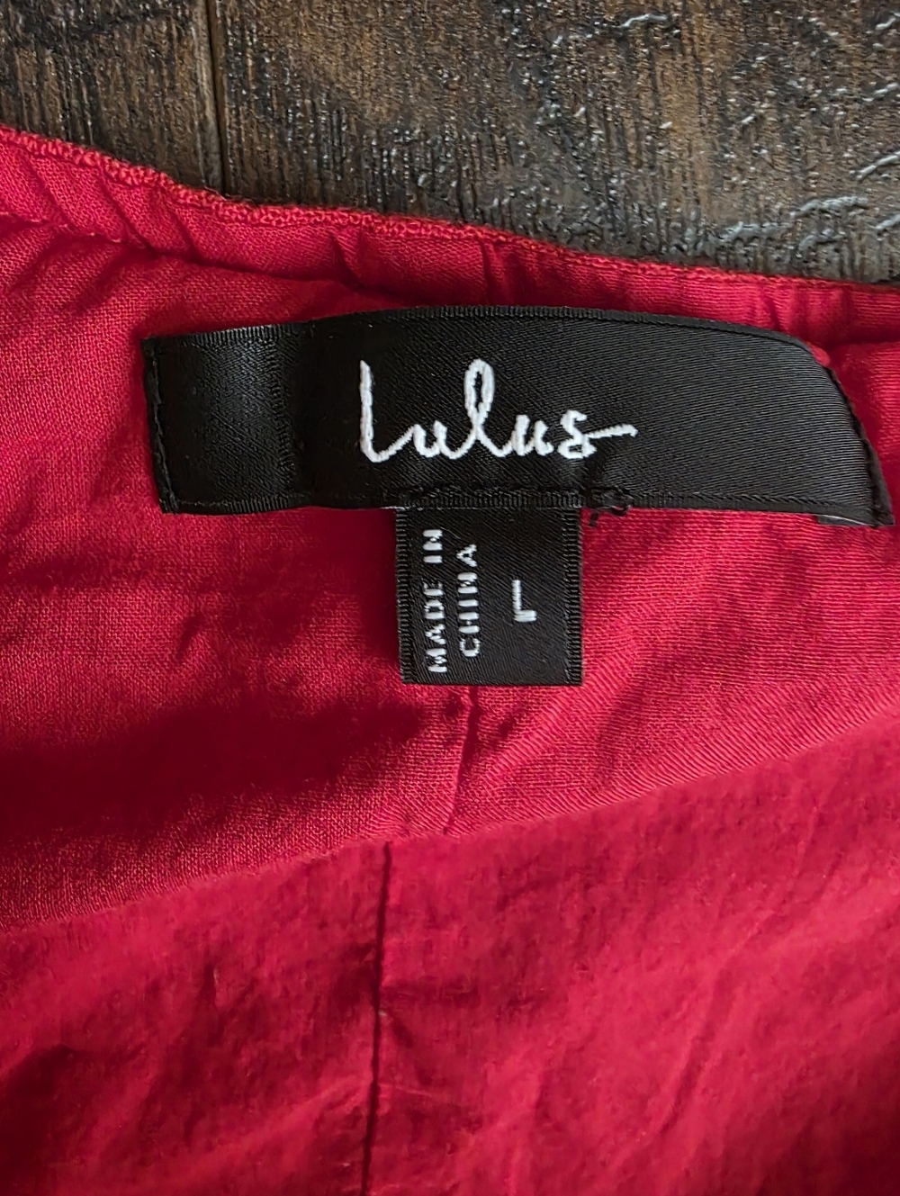 Lulu's Red Spaghetti-Strap Button-Front Mini Dress - Picture 7 of 8